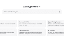 HyperWrite:快速生成多种文案的AI写作助手-首席AI分享圈
