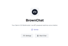 BrownChat: assistente de IA de bate-papo por voz em tempo real de código aberto - Chief AI Sharing Circle